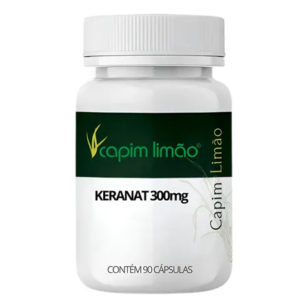 Keranat 300mg 90 Cáp Fortalecimento Capilar