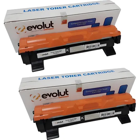 2x Toner Para Brother Hl 1212w 1617nw Tn1060 Novo Compativel Preto