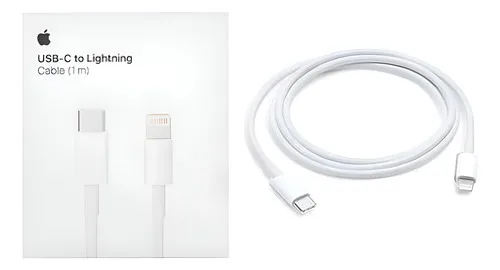 Cabo De Carregamento iPhone Original Apple Usb-c Lightning Branco