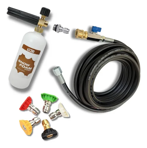 Snow Foam Bicos Coloridos 10m Mangueira Lavadora Karcher K2