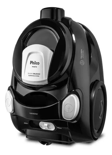 Aspirador Philco 1800w 2.2l Super Silencioso Pas70 Preto 110v