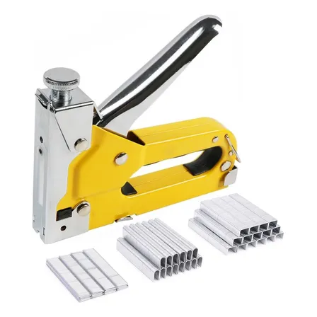 Grampeador Madeira Tapeceiro Profissional + 600 Grampos