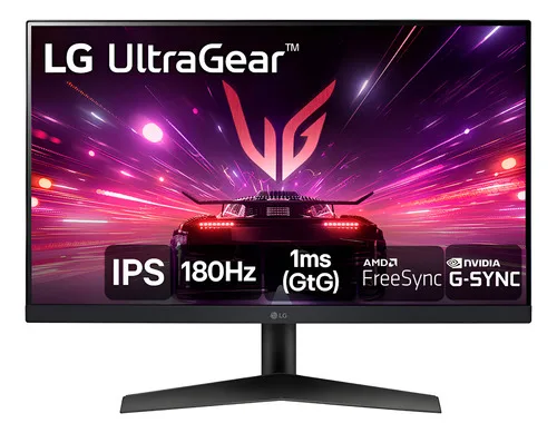 Monitor Gamer Lg Ultragear 24 180hz 1ms Ips 24gs60f Bivolt Preto 127/220v