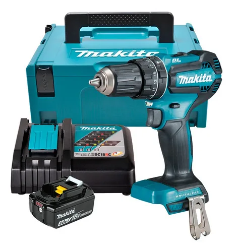 Parafusadeira Furadeira Imp Bateria 18v Brushless Makita Nf 18v