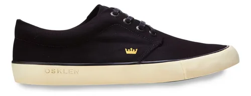 Tênis Casual Masculino Skateboarding Lona Cano Baixo Osklen