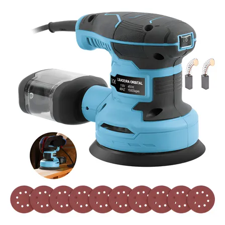 Lixadeira Elétrica Professional Dobevi 15000 Opm Com Coletor 220v Azul 50hz/60hz