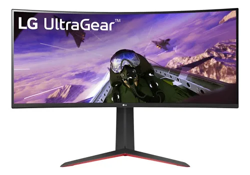 Monitor Gamerlg Ultragearcurvo Tela Vade 34 34gp63a-b Preto 127/220v