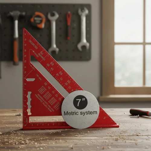 Esquadro Speed Square  Triângulo - Não Swanson Vermelho