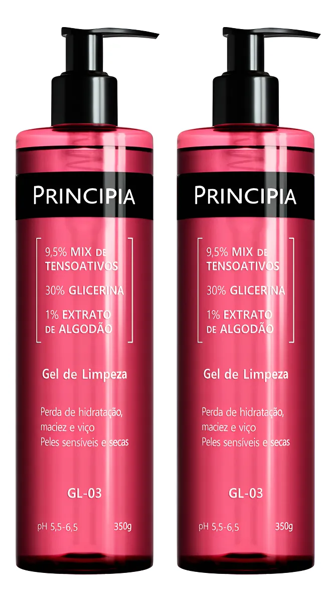 Principia Kit C/ 2 Gel De Limpeza Facial Gl-03 350g