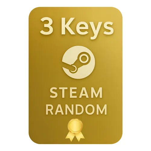 3 Chaves Steam Aleatórias Gold Pc