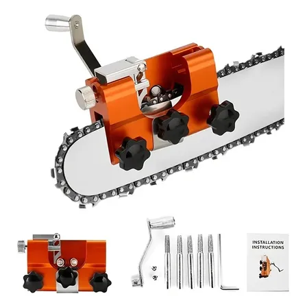 Afiador Corrente Motosserra 5 Cabeças Ferramentas Ajustavel