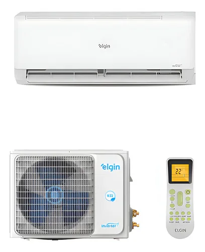 Ar Condicionado Elgin Eco Split 12000 Btus Quente/frio R-32 Branco 220v