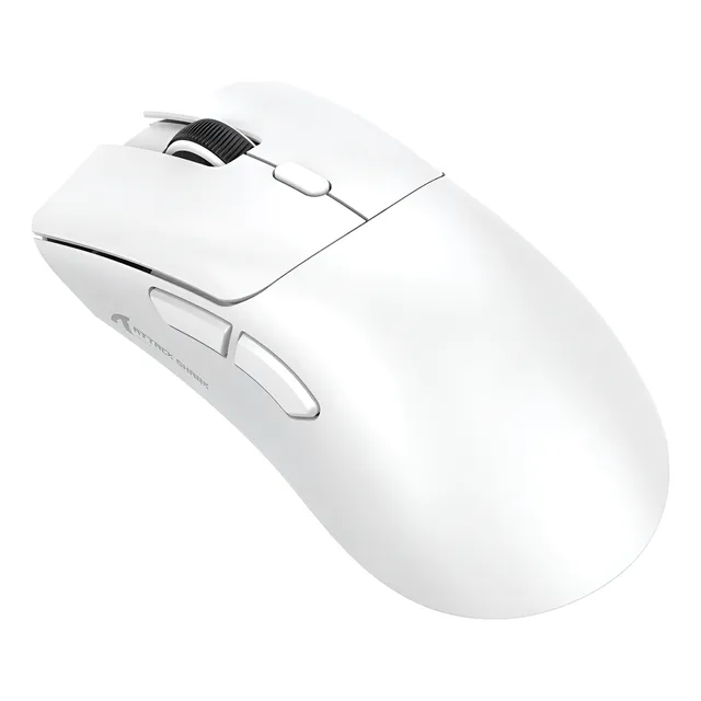 Mouse Gamer Attack Shark R1 18000 Dpi Sem Fio Usb Bluetooth Branco