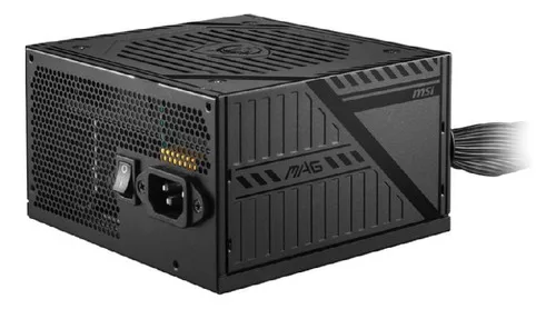 Fonte Msi Mag A650bnl 650w 80 Plus Bronze Pfc Ativo C/ Cabo Preto