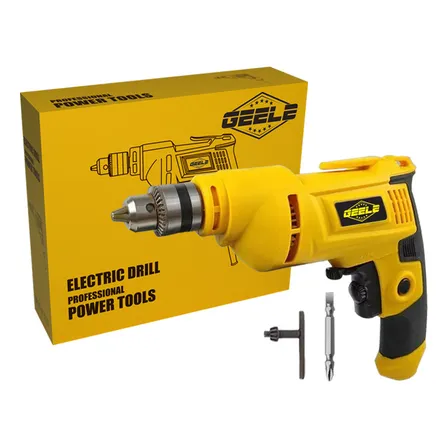 Furadeira Parafusadeira Elétrica 850w 10mm Chave De Mandril Amarelo 110v 50hz/60hz