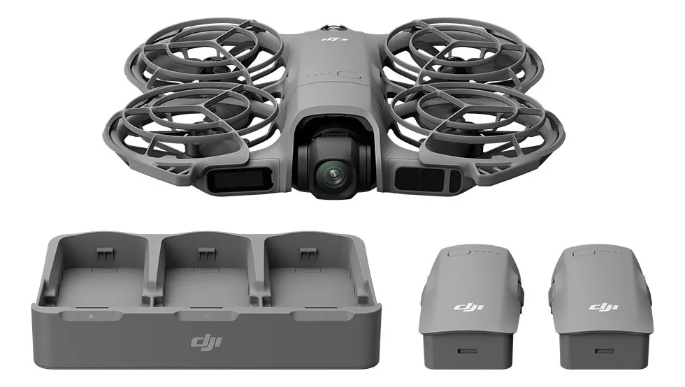 Drone Dji Neo 2 Fly More Combo (sem Controle) - Dji070 Cinza