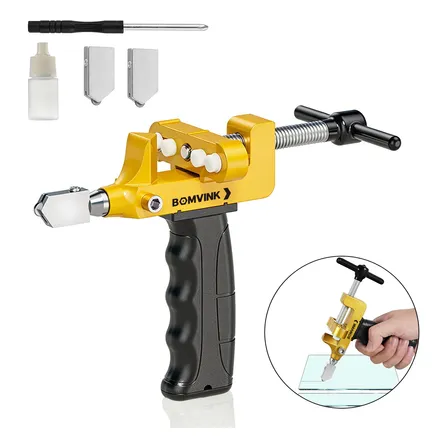 Ferramenta Faca Abertura Ladrilho De Vidro Tile Injeção Oil Amarelo