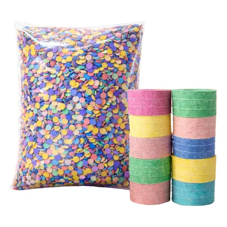 Kit Carnaval 10 Pacotes Com 100g De Confete E 20 Serpentinas Kit Carnaval