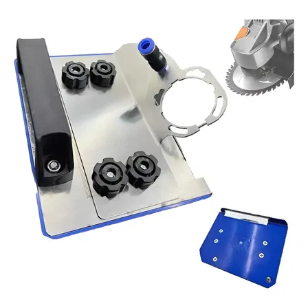 Suporte De Corte Angular Chanfrado 45° Para Rebarbadora 127/220v