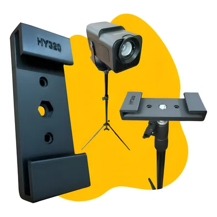 Suporte Para Projetor Hy320 Parede Teto Para Tripé Magcubic Preto