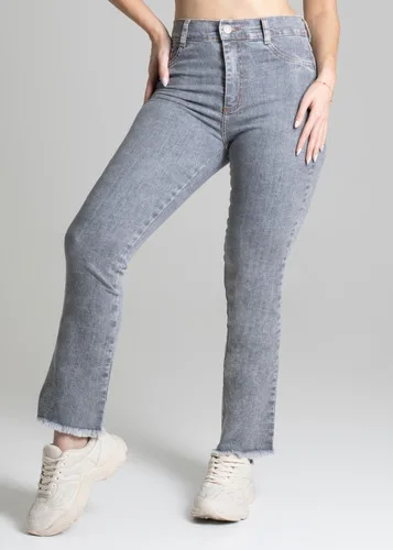 Calça Jeans Feminina Cropped 278085 Sawary