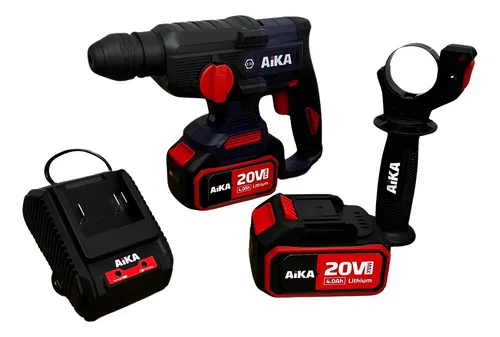 Aika Martelete Brushless Ad-24 Sds Plus Impacto Baterias Azul-marinho 127/220v 60