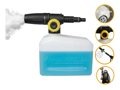 Canhão Espuma Snow Foam Difusor Wap Wl 1820 Black Ultra