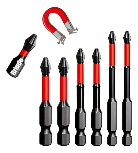 Ponta Bits Ph2 50mm + 70mm + 90mm Ponteira Magnética 6 Peças