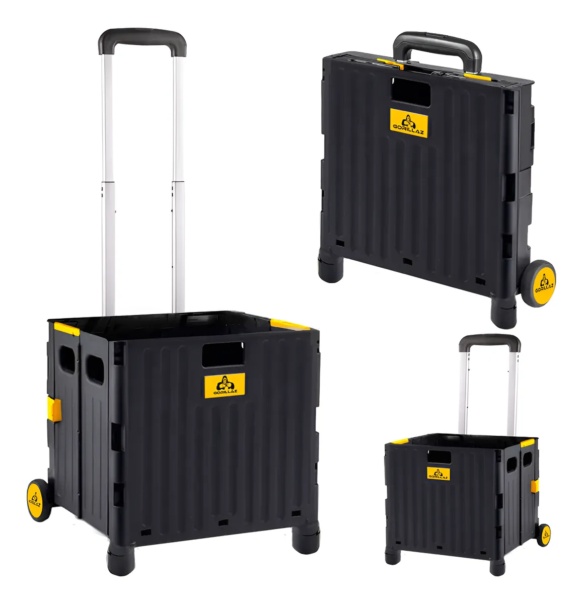 Carrinho Organizador Preto Multiuso C/ Alça Preto