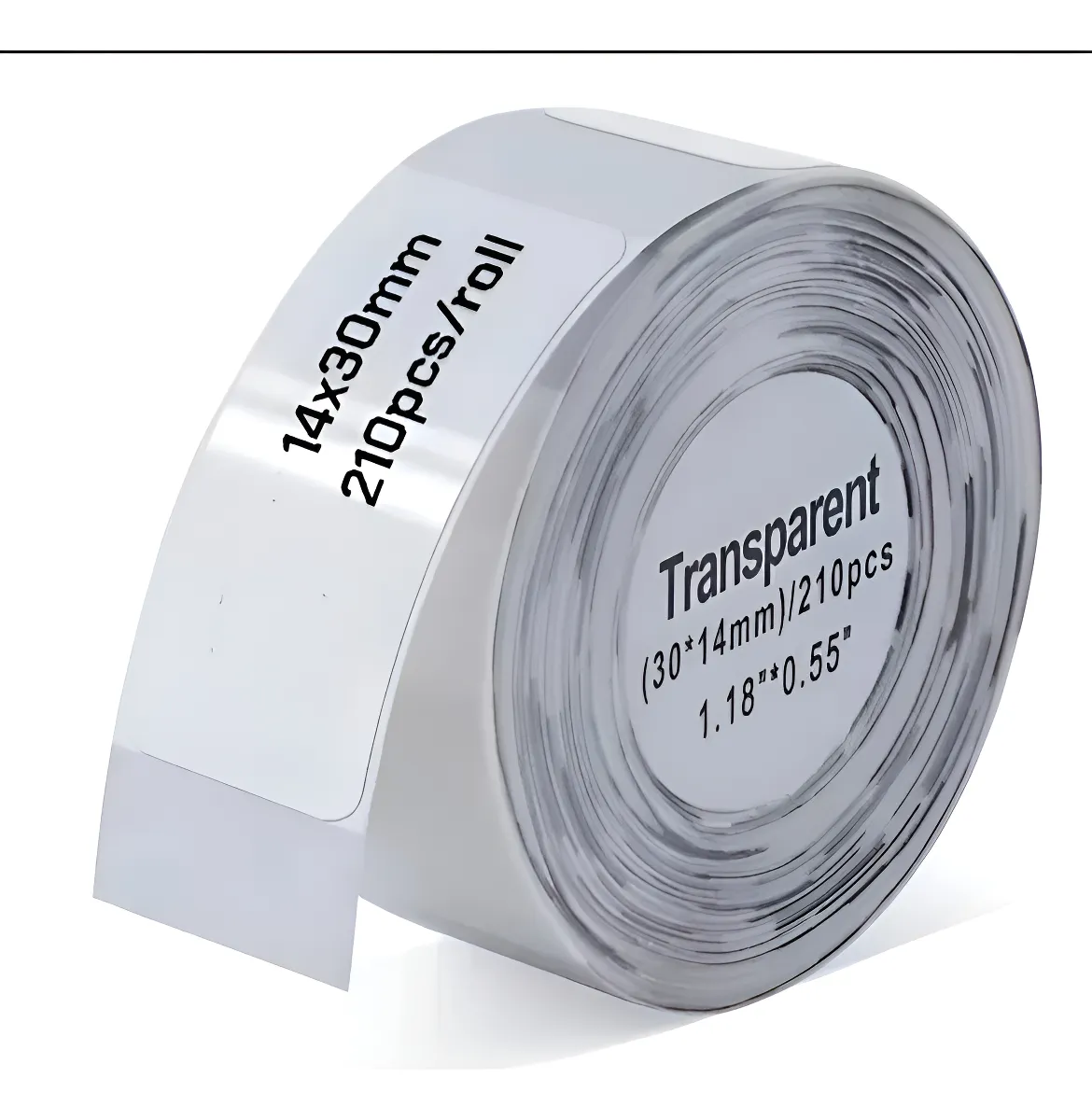 Etiqueta Transparente Niimbot D110 D101 D11 14x30mm Tranparenta