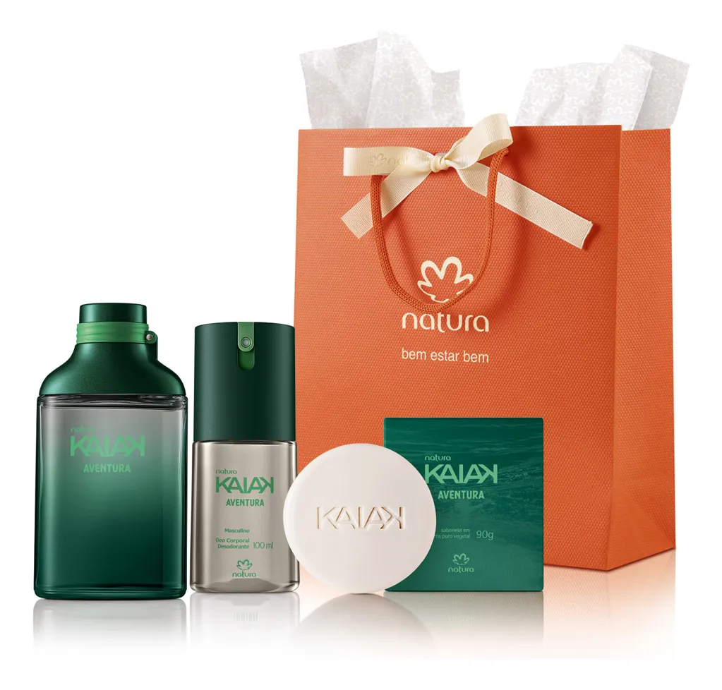 Presente Kit Kaiak Aventura Masculino Natura Original