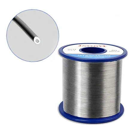 Solda Estanho 1mm 60x40 (snxpb) C/ Fluxo Rolo 500g 110v/220v 127/220v