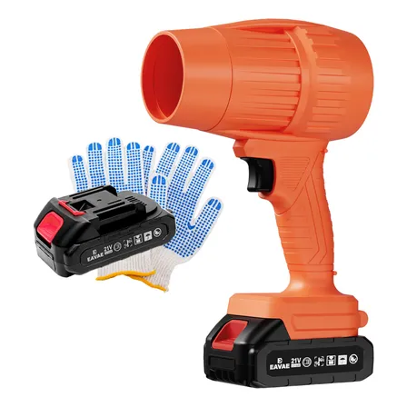 Soprador Bateria 1050w Potente Soprador Folhas Sem Fio Laranja 21v