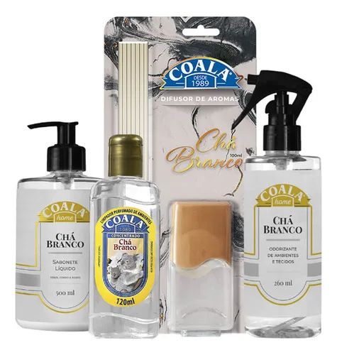 Kit Coala Home - Chá Branco