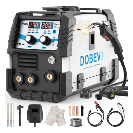Máquina Solda 250a Sem Gás Com Acessórios 110v/220v Dobevi Branco 127/220v