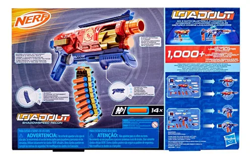 Nerf Loadout Shadowspeed Recon Lançador