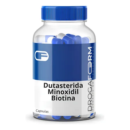 Minoxiform 5 Mg Dutasteform 1 Mg Biotina 10mg 60 Capsulas Neutro