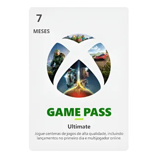 Xbox Game Pass Ultimate Assinatura 7 Meses (físico)