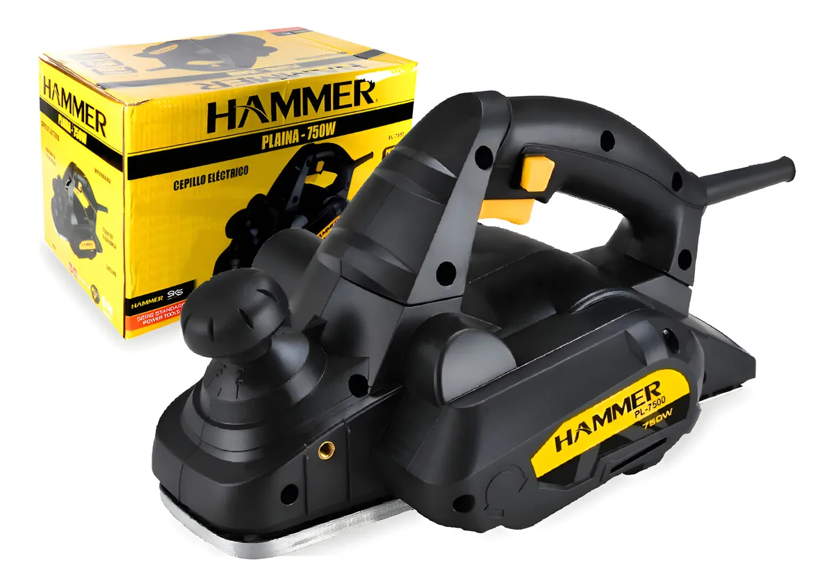 Plaina Elétrica Rolamentada The Black Tools 750w Bfp780 Preto 220v