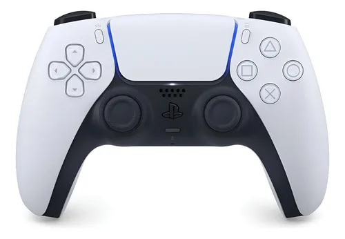 Controle Playstation 5 Sem Fio Dualsense Ps5 Cor Branco/pret White/black