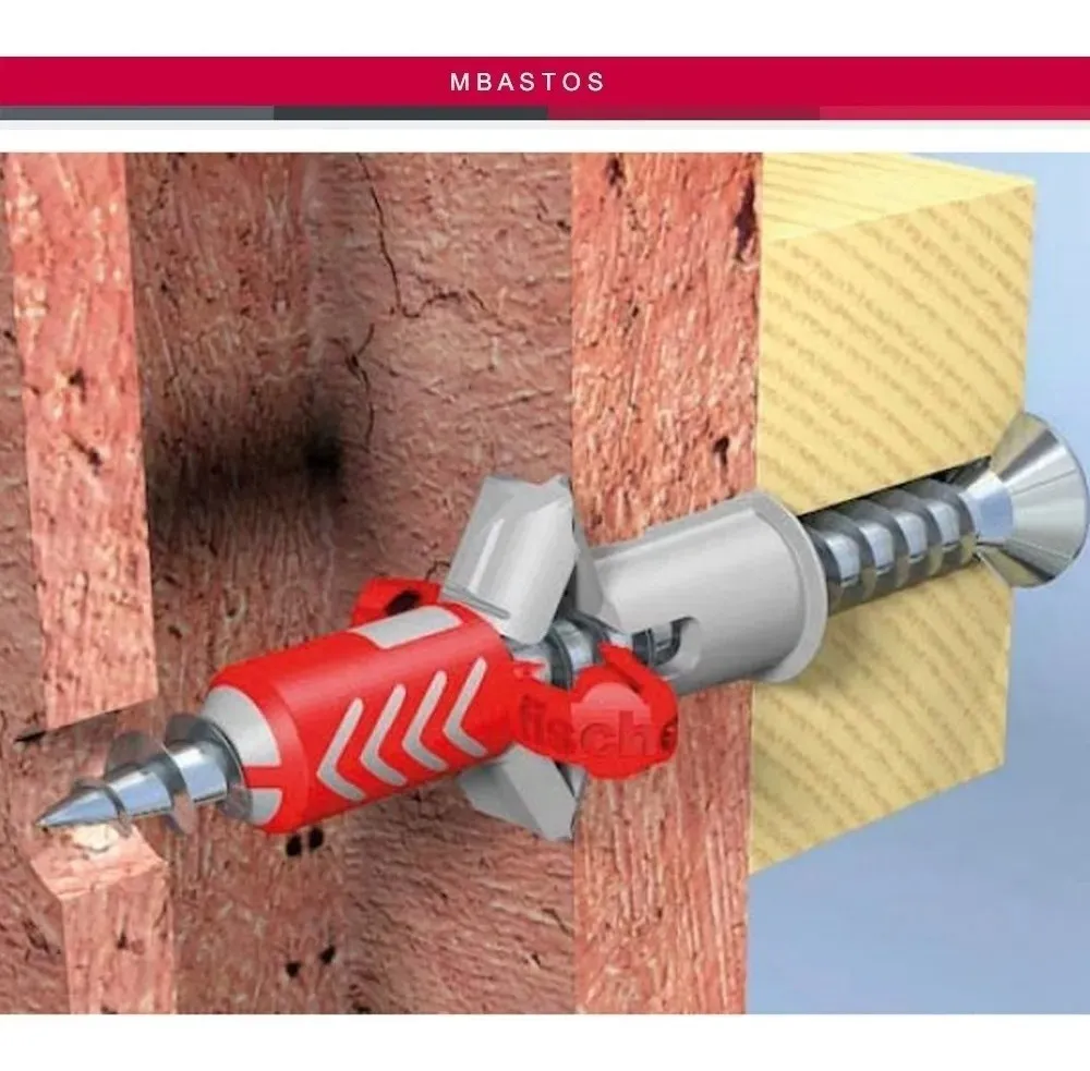 Bucha Nylon Duopower 6mm Fischer - 50 Unid