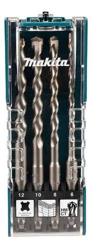 Kit De Brocas Sds-plus 6 A 12mm C/ 4 Pçs D-74756 Makita
