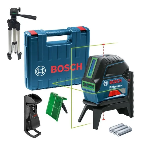 Kit Nível Laser Cruz Bosch Gcl 2-15 G 15m + Tripé