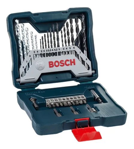 Kit De Pontas E Brocas Bosch X-line 33 Peças Com Nf