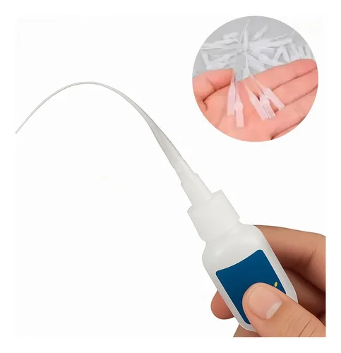 Bico Dosador Conta Gotas Para Cola Instantânea 25 Unidades