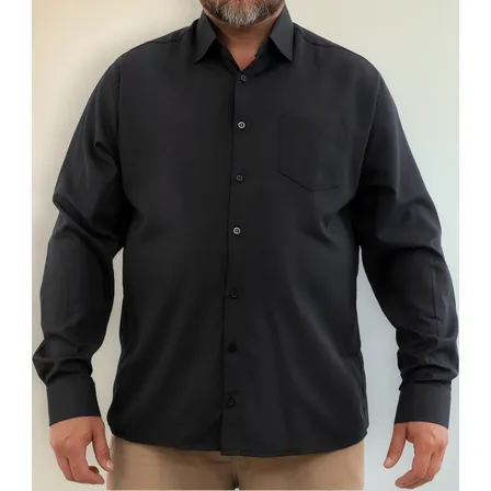 Camisa Social Masculina Extra Grande Plus Size