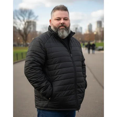 Jaqueta Forrada Masculina Plus Size Nylon Tamanhos Grandes