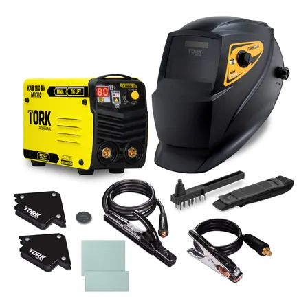 Inversor Solda 180a Bivolt Tig Lift Com Máscara Automática