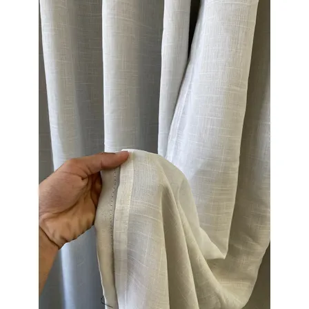 Cortina Voil Gaze De Linho C/forro Blackout 4,00x2,60