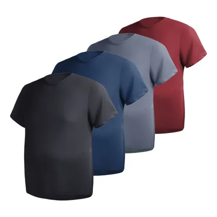 Kit 4 Camisa Plus Size Camiseta Plus Dry Corrida Academia